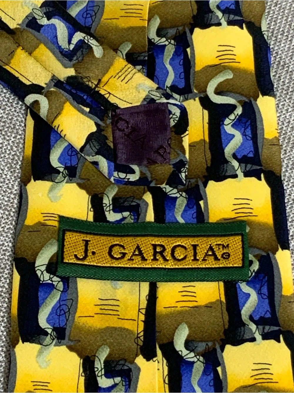 J. Garcia Overlooking Desert Tie Grateful Dead Silk Collection 15